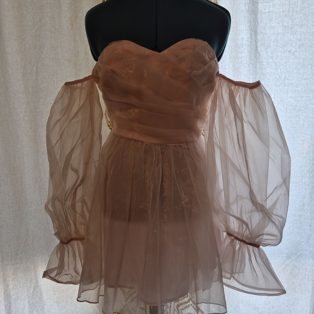 NWT Romantic Strapless Pink Dress